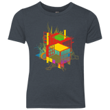 T-Shirts Vintage Navy / YXS Rubik's Building Youth Triblend T-Shirt