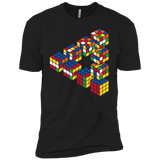 Rubiks Cube Penrose Triangle Boys Premium T-Shirt