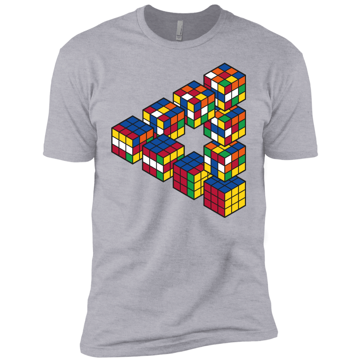 Rubiks Cube Penrose Triangle Boys Premium T-Shirt