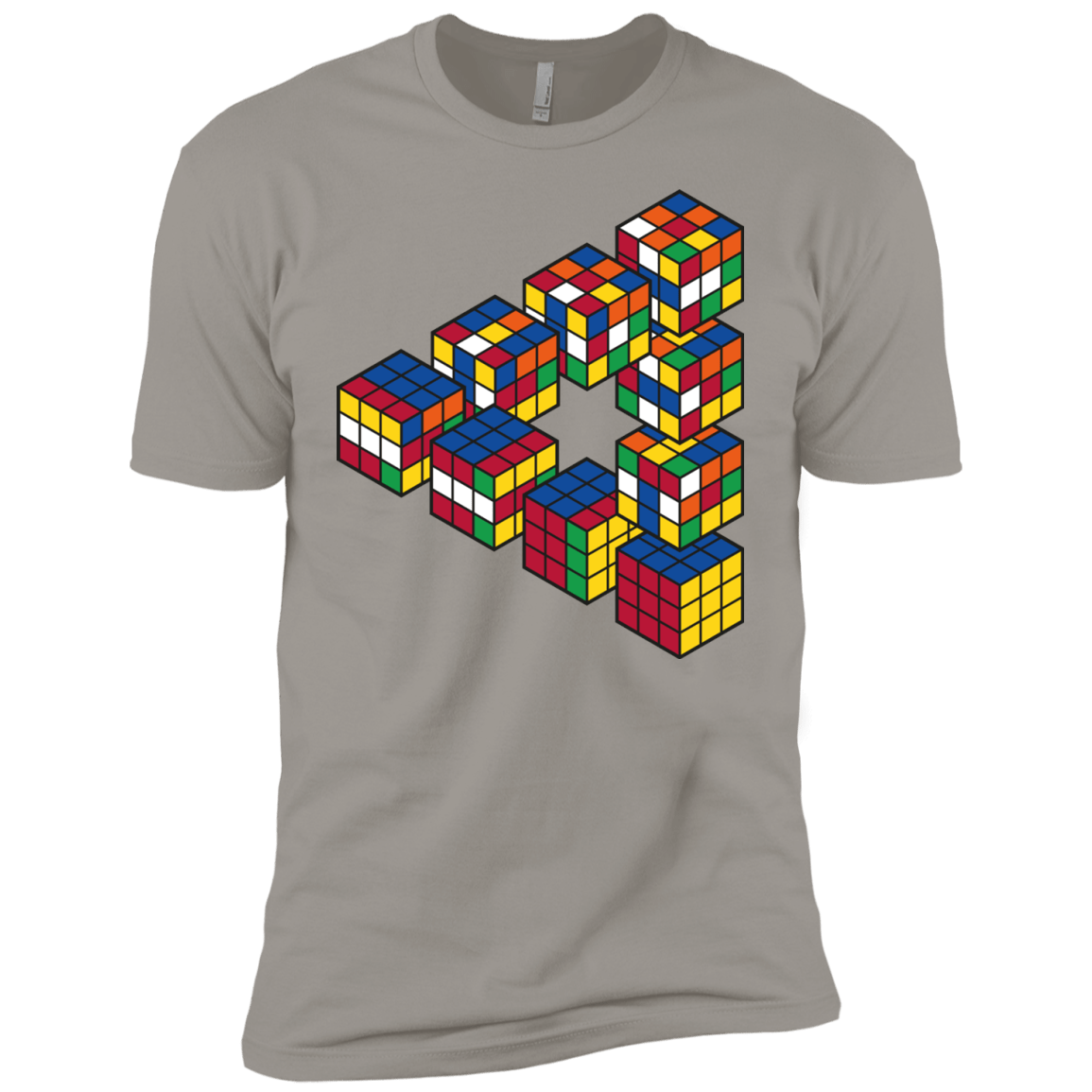 Rubiks Cube Penrose Triangle Boys Premium T-Shirt