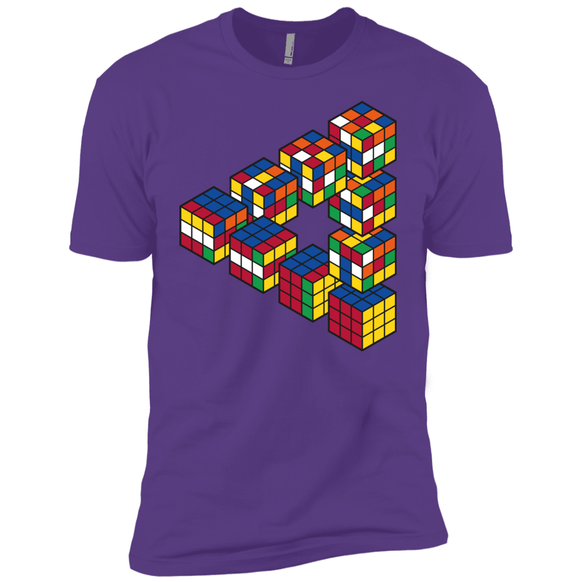 Rubiks Cube Penrose Triangle Boys Premium T-Shirt