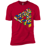 Rubiks Cube Penrose Triangle Boys Premium T-Shirt