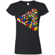 T-Shirts Black / S Rubiks Cube Penrose Triangle Junior Slimmer-Fit T-Shirt