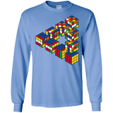 Rubiks Cube Penrose Triangle Men's Long Sleeve T-Shirt