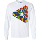 Rubiks Cube Penrose Triangle Men's Long Sleeve T-Shirt