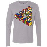 Rubiks Cube Penrose Triangle Men's Premium Long Sleeve