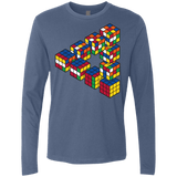 Rubiks Cube Penrose Triangle Men's Premium Long Sleeve