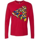 Rubiks Cube Penrose Triangle Men's Premium Long Sleeve