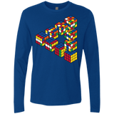 Rubiks Cube Penrose Triangle Men's Premium Long Sleeve