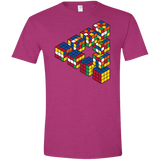 Rubiks Cube Penrose Triangle Men's Semi-Fitted Softstyle