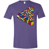 Rubiks Cube Penrose Triangle Men's Semi-Fitted Softstyle