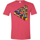 Rubiks Cube Penrose Triangle Men's Semi-Fitted Softstyle