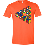 Rubiks Cube Penrose Triangle Men's Semi-Fitted Softstyle