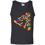Rubiks Cube Penrose Triangle Men's Tank Top