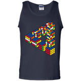 Rubiks Cube Penrose Triangle Men's Tank Top
