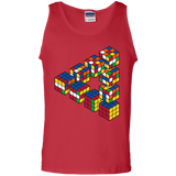 Rubiks Cube Penrose Triangle Men's Tank Top