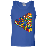 Rubiks Cube Penrose Triangle Men's Tank Top