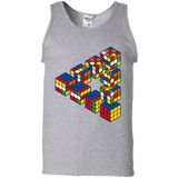 Rubiks Cube Penrose Triangle Men's Tank Top