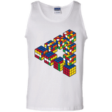 Rubiks Cube Penrose Triangle Men's Tank Top