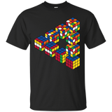 T-Shirts Black / S Rubiks Cube Penrose Triangle T-Shirt