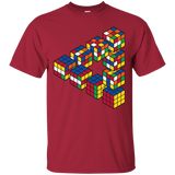 T-Shirts Cardinal / S Rubiks Cube Penrose Triangle T-Shirt