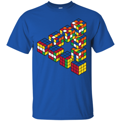 T-Shirts Royal / S Rubiks Cube Penrose Triangle T-Shirt