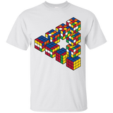 T-Shirts White / S Rubiks Cube Penrose Triangle T-Shirt