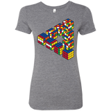 T-Shirts Premium Heather / S Rubiks Cube Penrose Triangle Women's Triblend T-Shirt