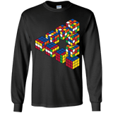 Rubiks Cube Penrose Triangle Youth Long Sleeve T-Shirt