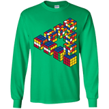 Rubiks Cube Penrose Triangle Youth Long Sleeve T-Shirt