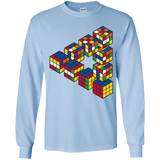 Rubiks Cube Penrose Triangle Youth Long Sleeve T-Shirt