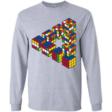 Rubiks Cube Penrose Triangle Youth Long Sleeve T-Shirt