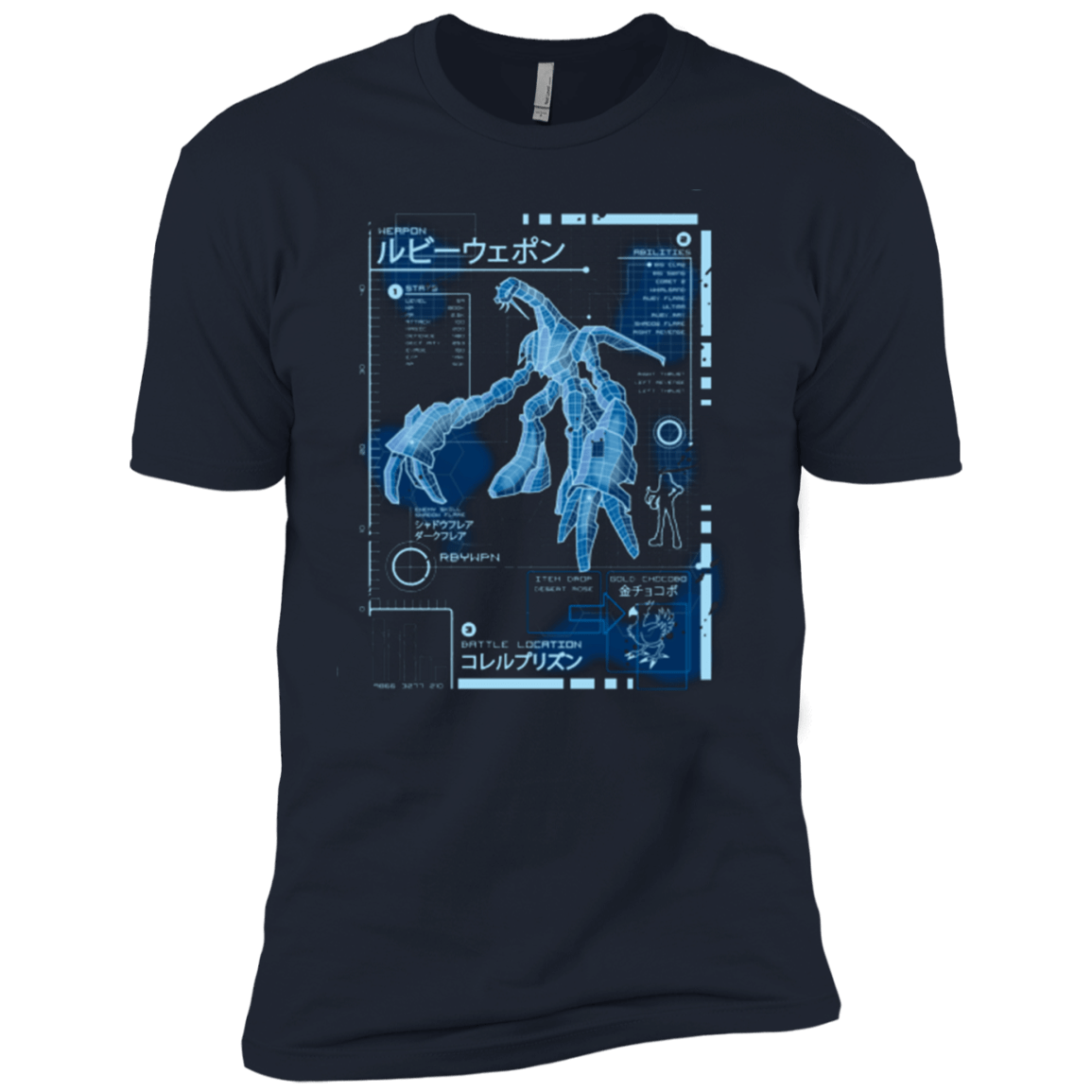 T-Shirts Midnight Navy / YXS RUBY BLUEPRINT Boys Premium T-Shirt