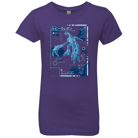 T-Shirts Purple Rush / YXS RUBY BLUEPRINT Girls Premium T-Shirt