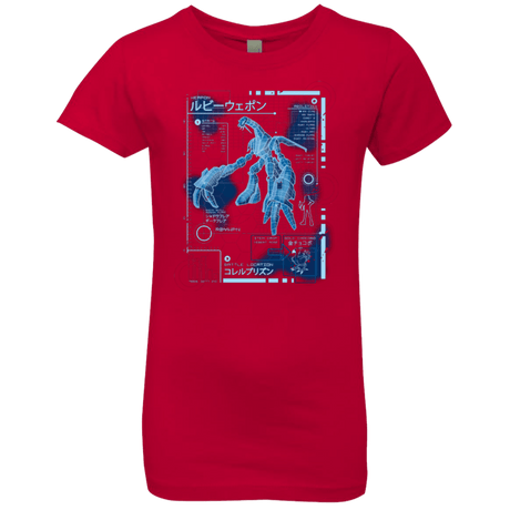 T-Shirts Red / YXS RUBY BLUEPRINT Girls Premium T-Shirt