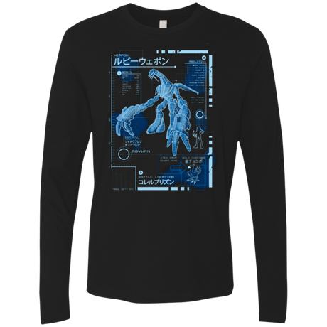 T-Shirts Black / Small RUBY BLUEPRINT Men's Premium Long Sleeve