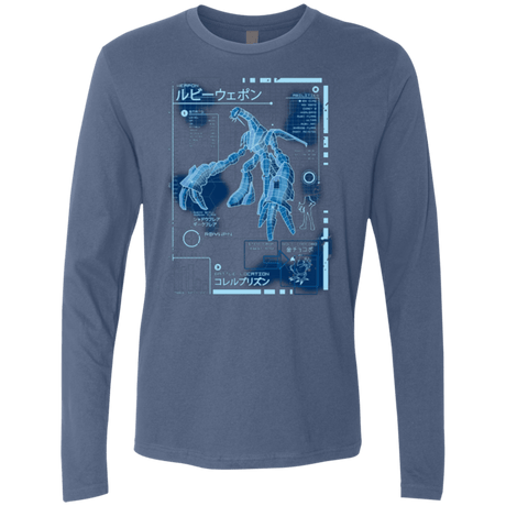 T-Shirts Indigo / Small RUBY BLUEPRINT Men's Premium Long Sleeve