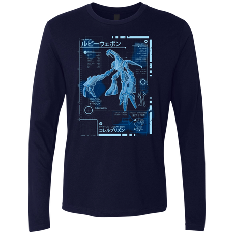 T-Shirts Midnight Navy / Small RUBY BLUEPRINT Men's Premium Long Sleeve
