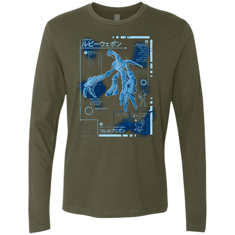 T-Shirts Military Green / Small RUBY BLUEPRINT Men's Premium Long Sleeve