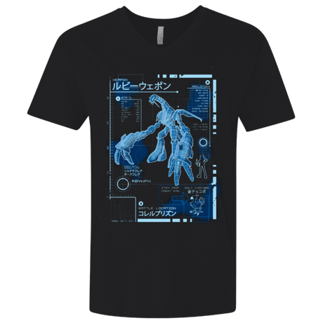 T-Shirts Black / X-Small RUBY BLUEPRINT Men's Premium V-Neck