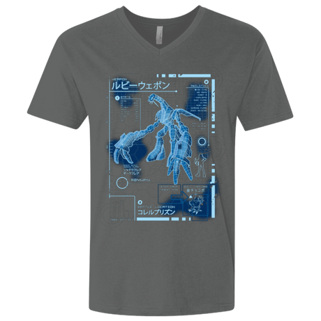 T-Shirts Heavy Metal / X-Small RUBY BLUEPRINT Men's Premium V-Neck