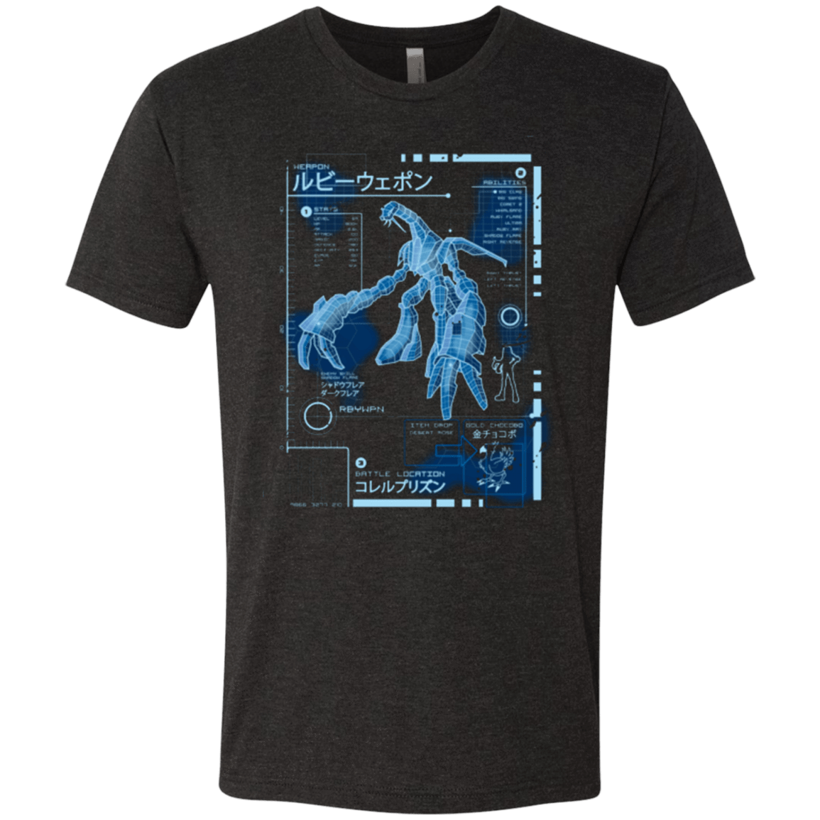 T-Shirts Vintage Black / Small RUBY BLUEPRINT Men's Triblend T-Shirt