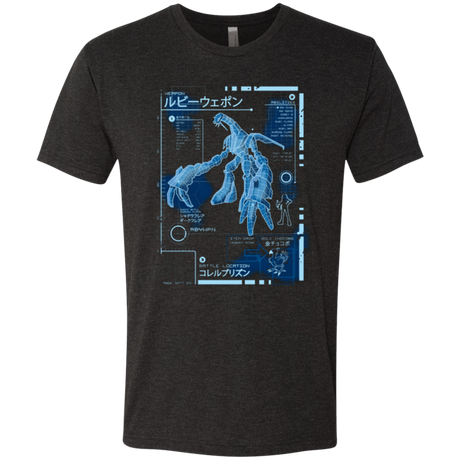 T-Shirts Vintage Black / Small RUBY BLUEPRINT Men's Triblend T-Shirt