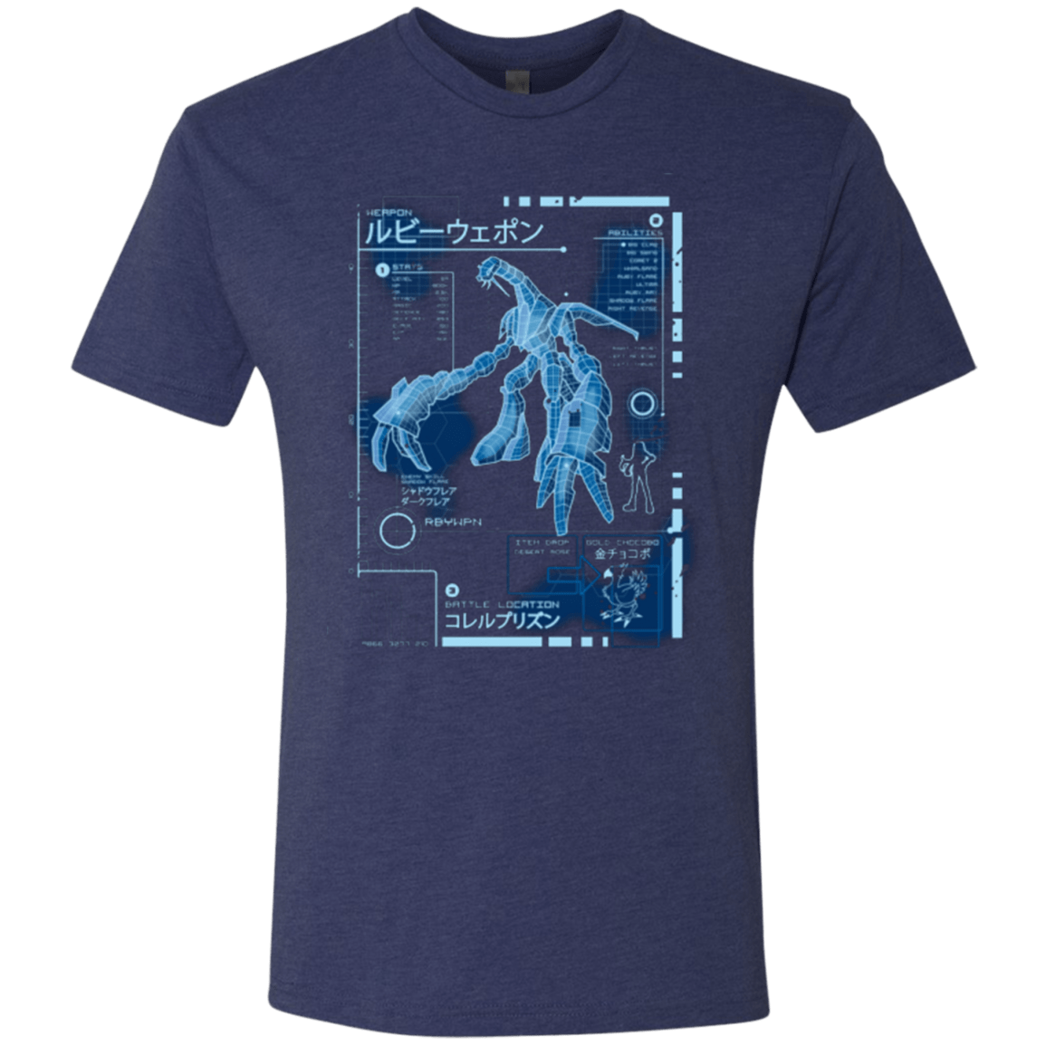 T-Shirts Vintage Navy / Small RUBY BLUEPRINT Men's Triblend T-Shirt