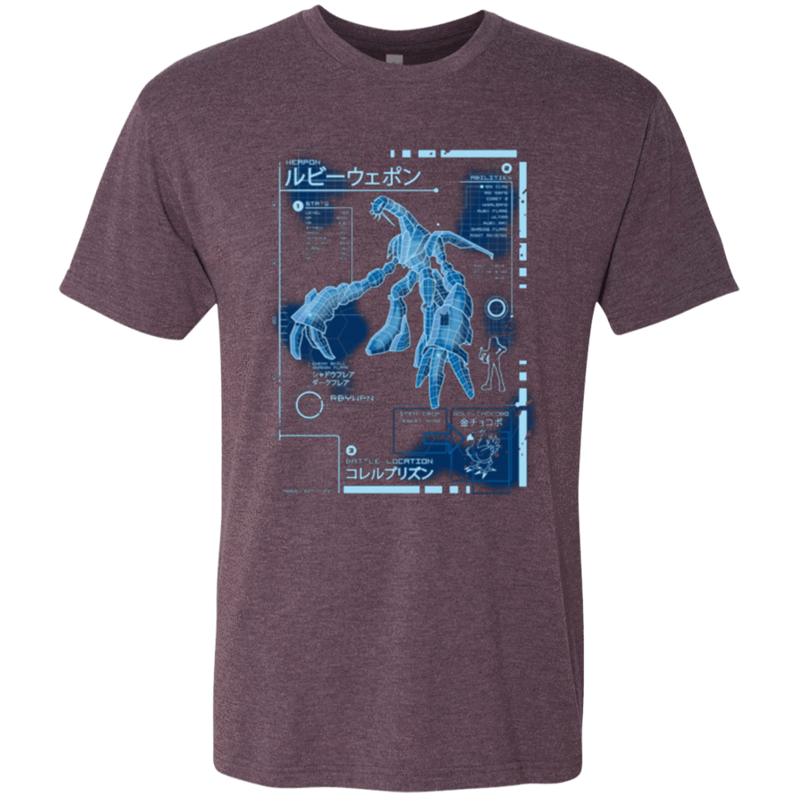 T-Shirts Vintage Purple / Small RUBY BLUEPRINT Men's Triblend T-Shirt