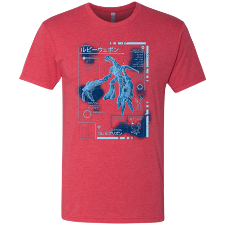 T-Shirts Vintage Red / Small RUBY BLUEPRINT Men's Triblend T-Shirt