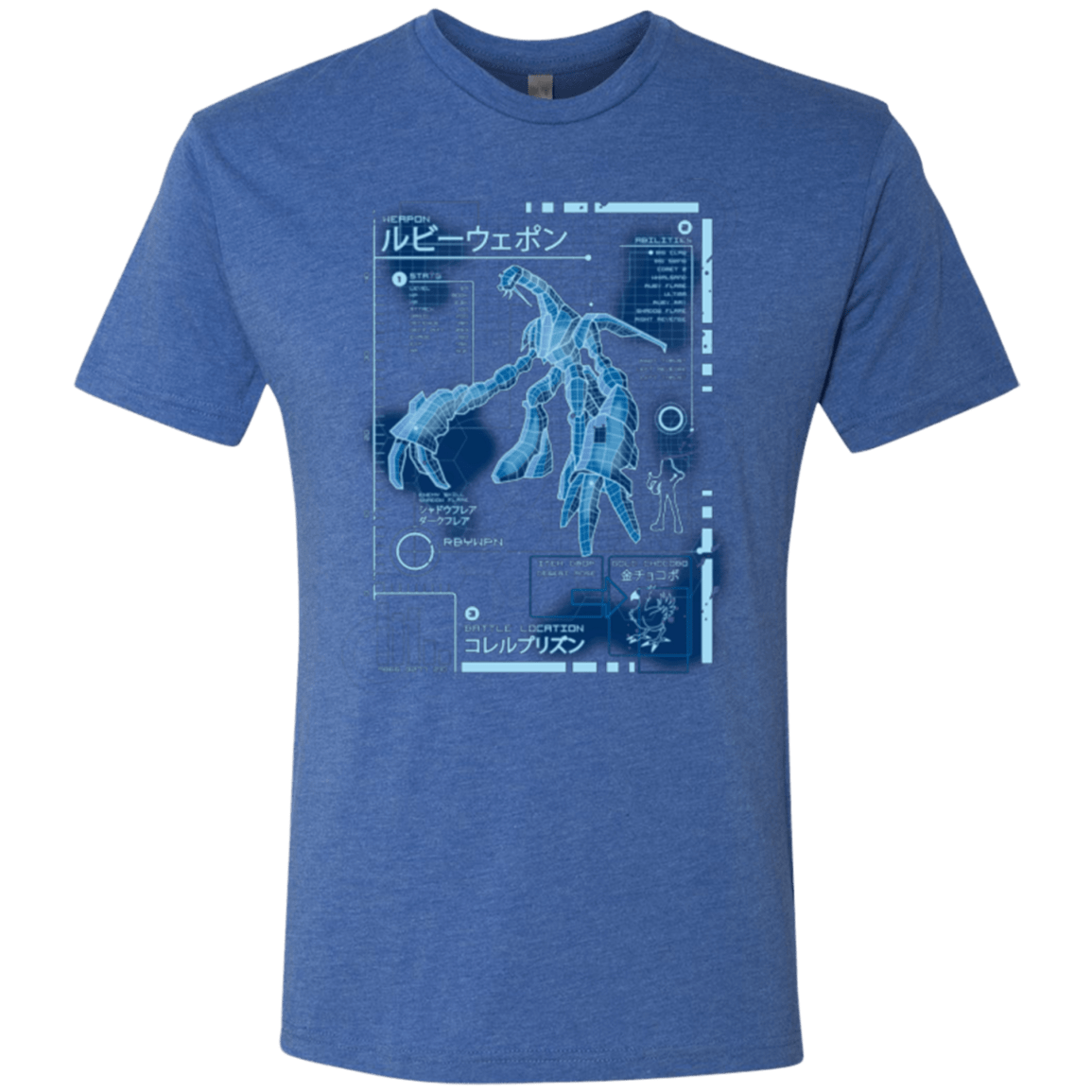 T-Shirts Vintage Royal / Small RUBY BLUEPRINT Men's Triblend T-Shirt