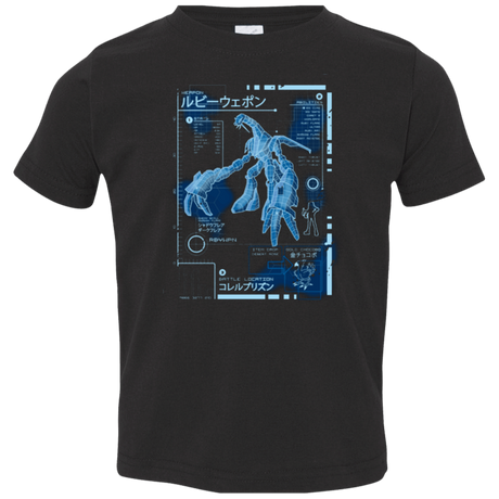 T-Shirts Black / 2T RUBY BLUEPRINT Toddler Premium T-Shirt