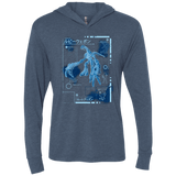 T-Shirts Indigo / X-Small RUBY BLUEPRINT Triblend Long Sleeve Hoodie Tee