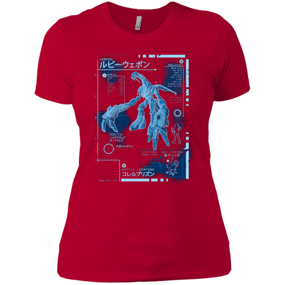 T-Shirts Red / X-Small RUBY BLUEPRINT Women's Premium T-Shirt